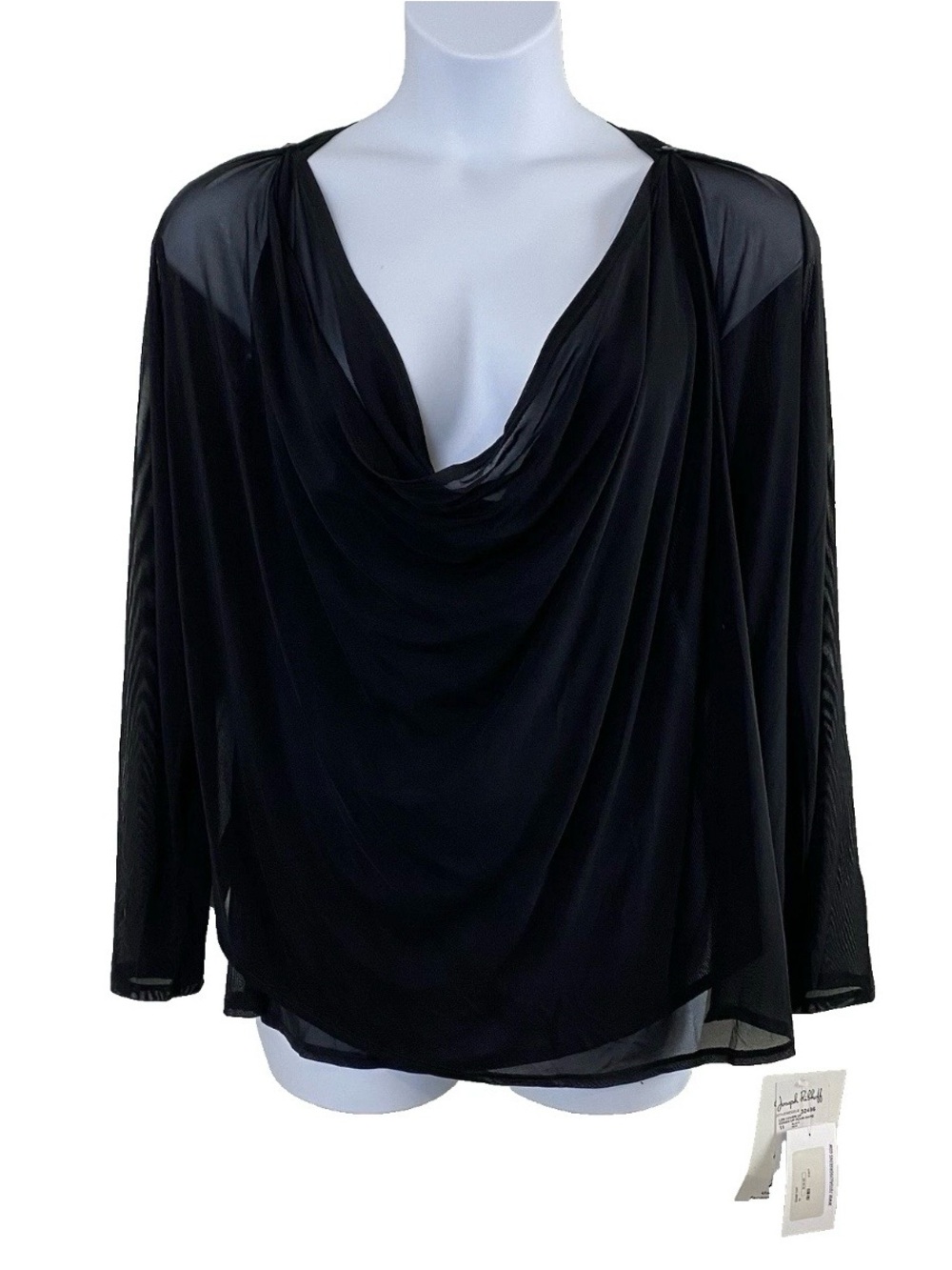Joseph Ribkoff Black LDS Cover Up - 12